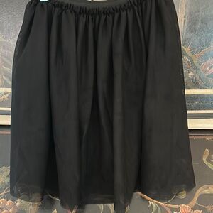 TOPSHOP sz 6 Tulle Blk Mini Skirt